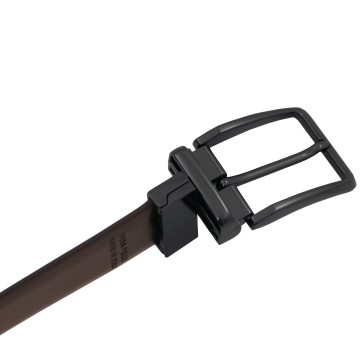 Stijlvolle dubbelzijdige leren riem 35 mm1 0