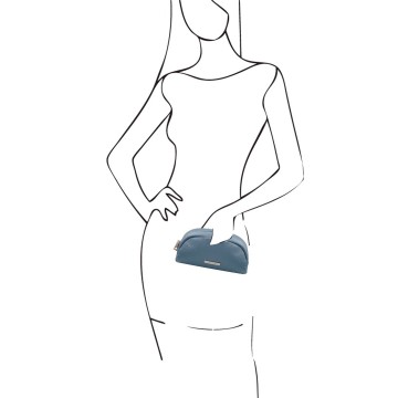 Toilettas van zacht leder voor dames vrouw