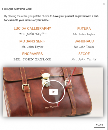 Uw leren tas graveren 182