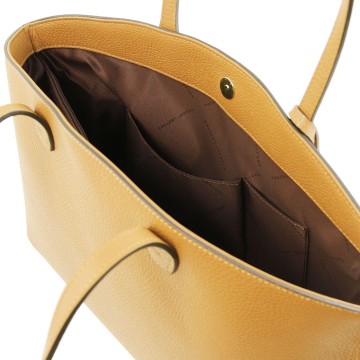 Volnerf lederen shopper   schoudertas   open