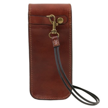 Volnerf leren brillenkoker   achterkant