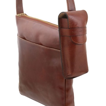 Volnerf leren brillenkoker   bevestiging