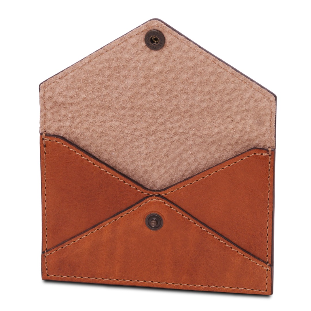 Tassen & portemonnees Portemonnees & Geldclips Visitekaarthouders Sentry Business Card Holder-natuurlijke plantaardig gelooid volnerf leder-hand gestikt-aangepaste mens vaders gift VEG-20 jaar garantie 