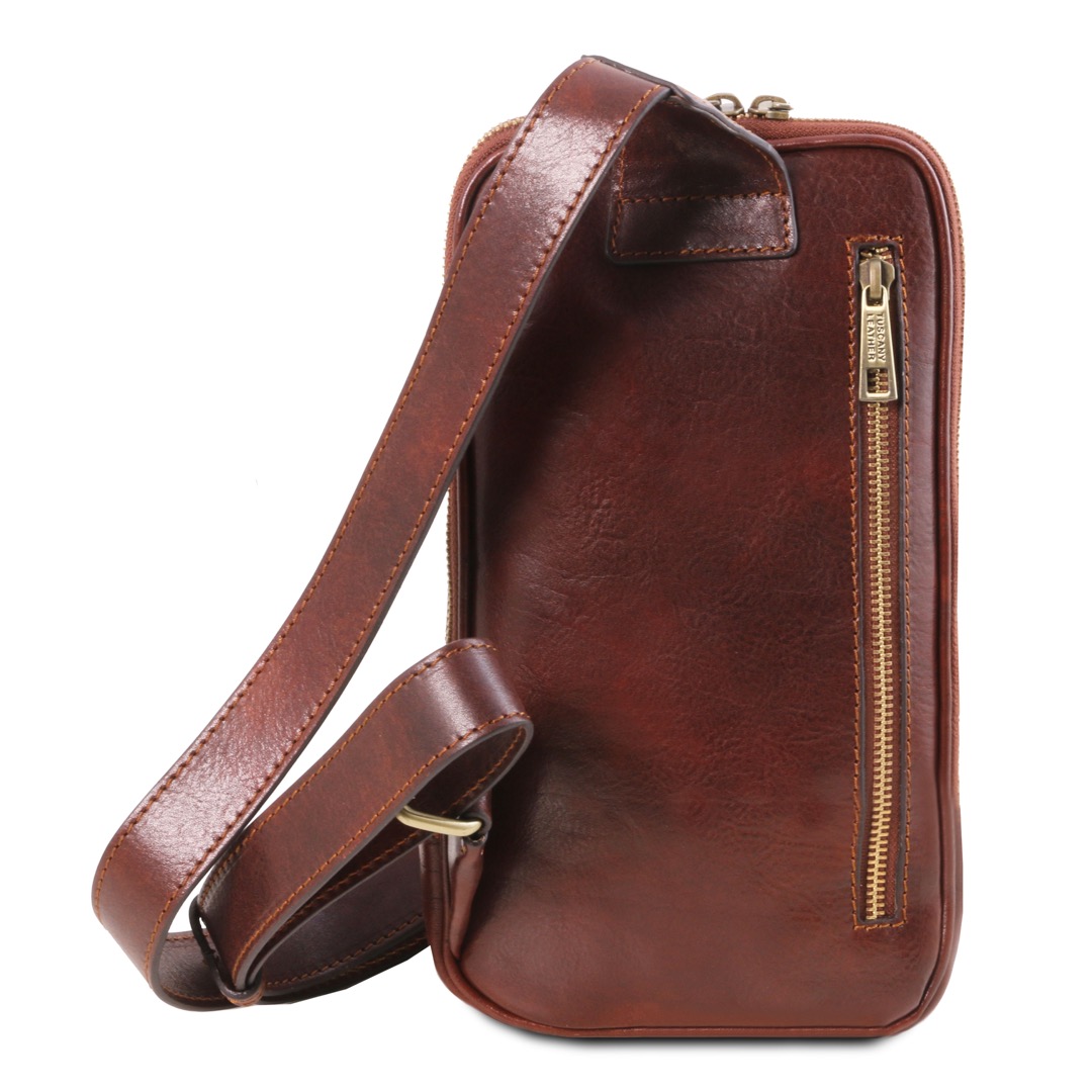 Leren crossover tas heren - Martin - ✓Berdino leren