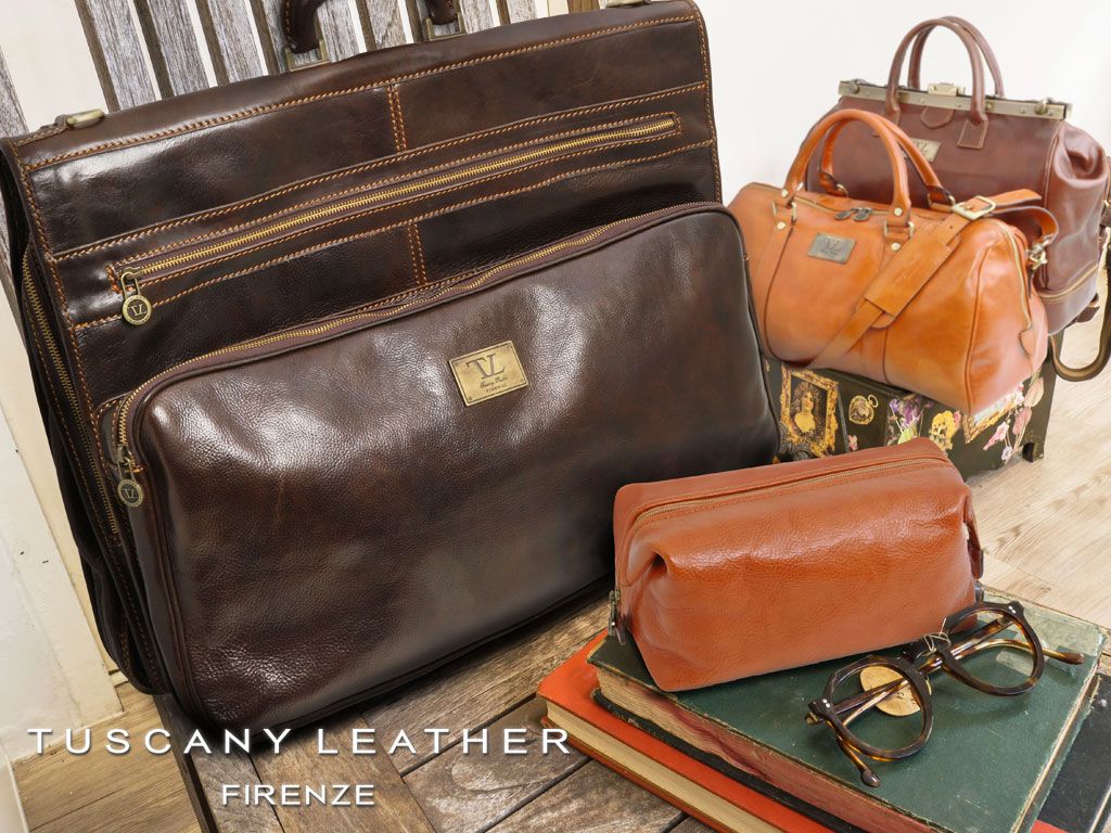 Bagage van Italiaans leer - Berdino