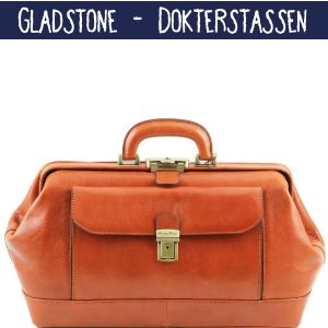 italiaanse leren gladstone tassen