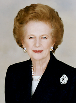 Margareth Thatcher introduceerde de term handbagging door haar gedrag - Berdino