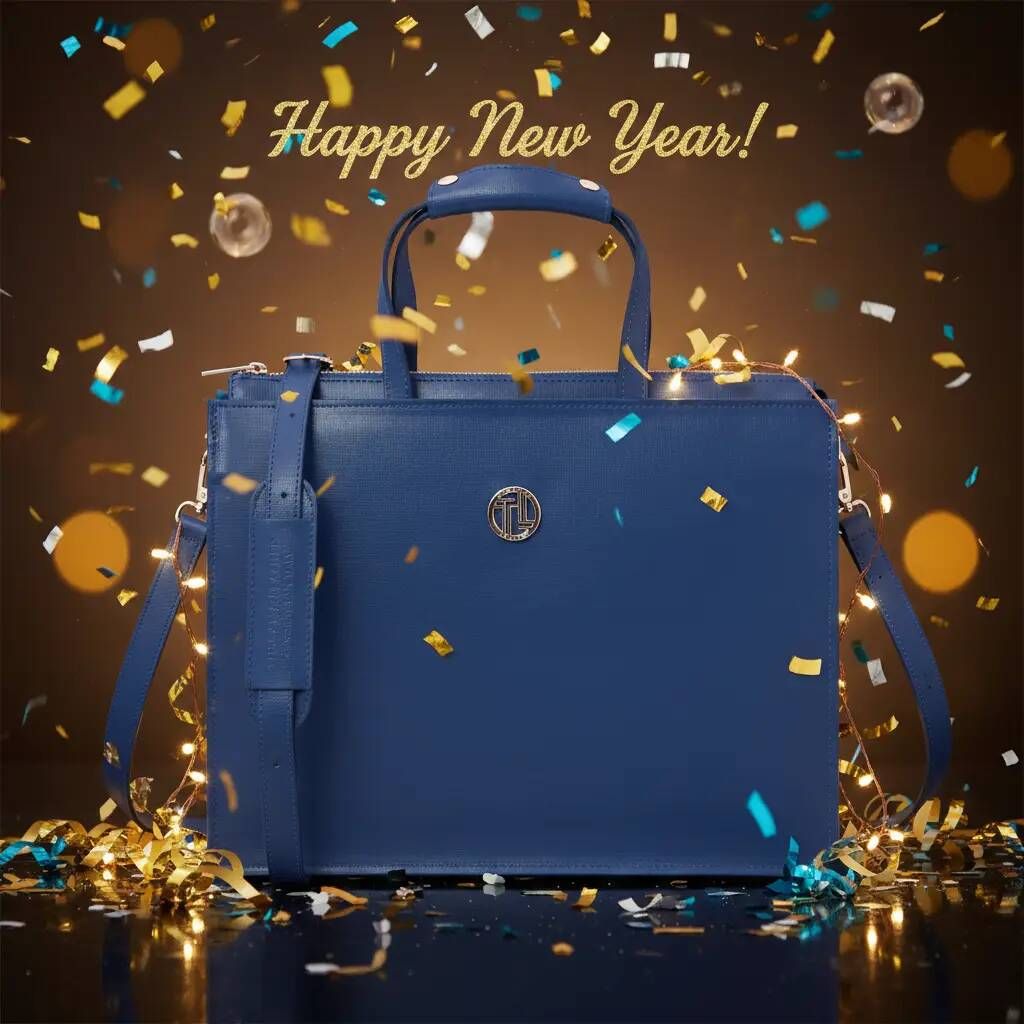 Nieuw jaar - nieuwe werktas voor dames van leer - Berdino